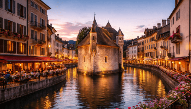 Service de chauffeur privé à Annecy, lac d’Annecy et vieille ville