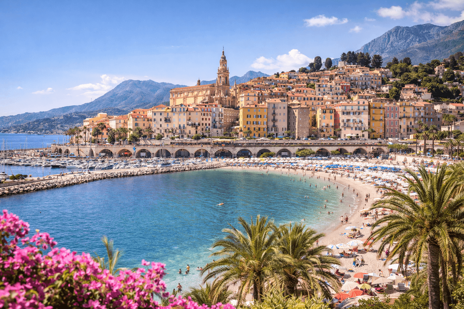 Service de chauffeur privé à Menton sur la Côte d’Azur